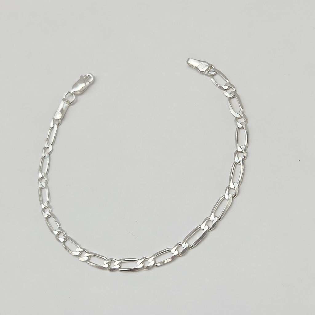 PULSERA TEJIDO 1X1 PLATA .925 18 CM 3.5 GR (NUEVO)