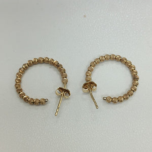 ARETES PAR ORO 14 K 2.8 GRMS (SEMINUEVO)