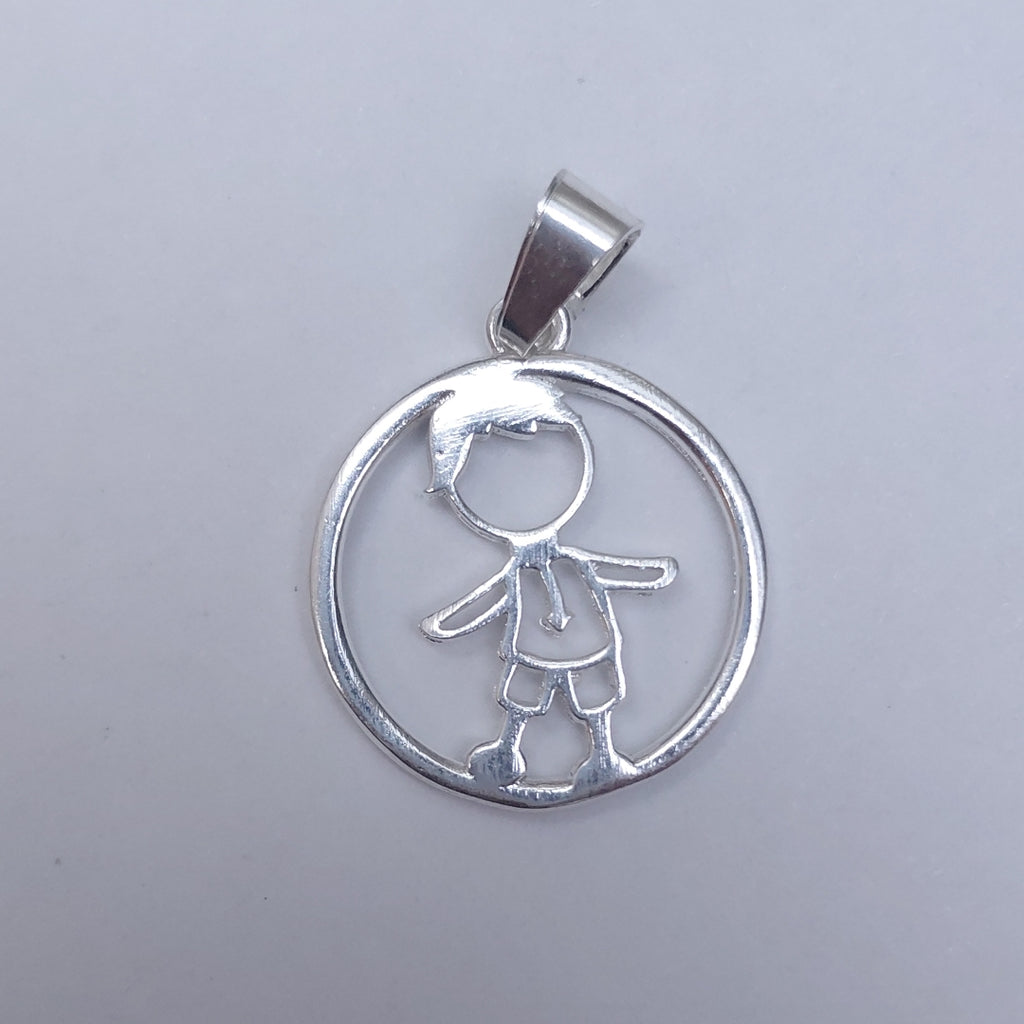 DIJE NIÑO PLATA .925 1.9 GR (NUEVO)