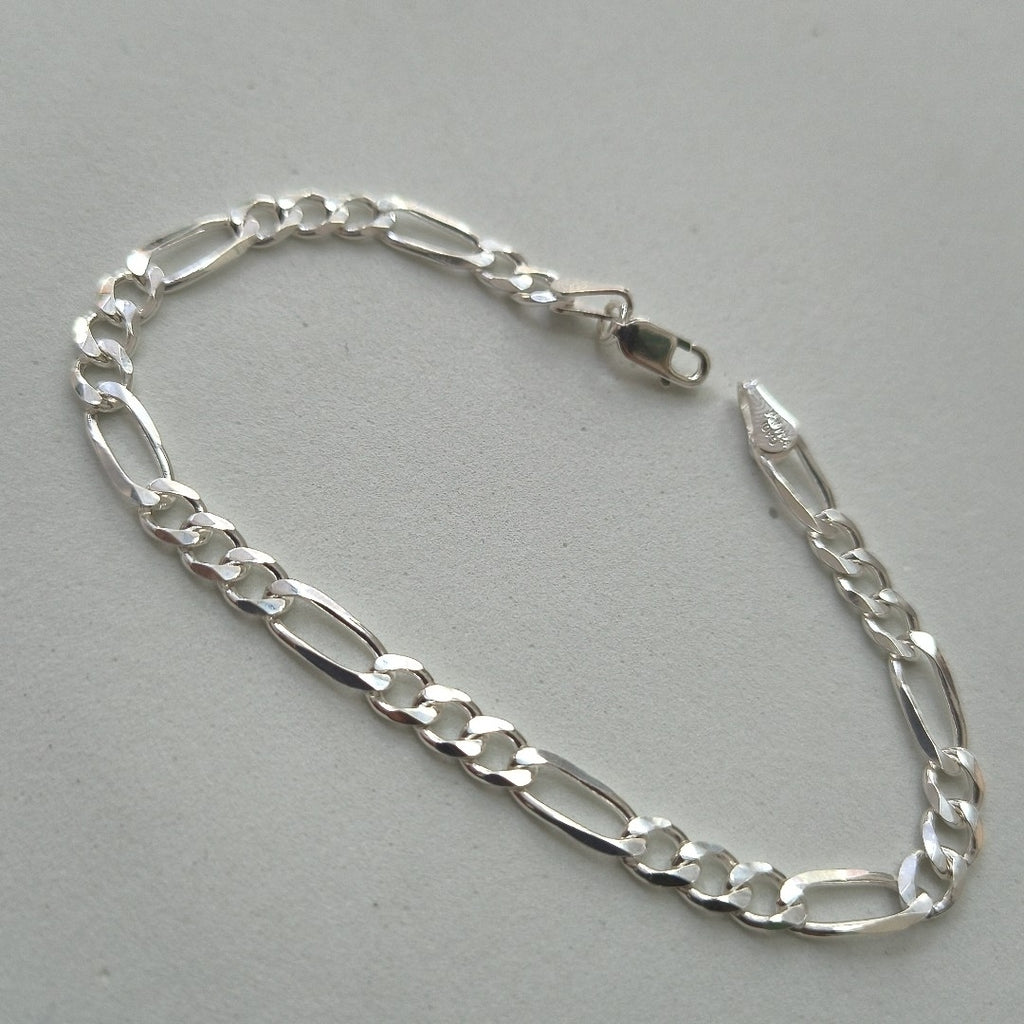 PULSERA TEJIDO 3X1 PLATA .925 18 CM 6 GR (NUEVO)