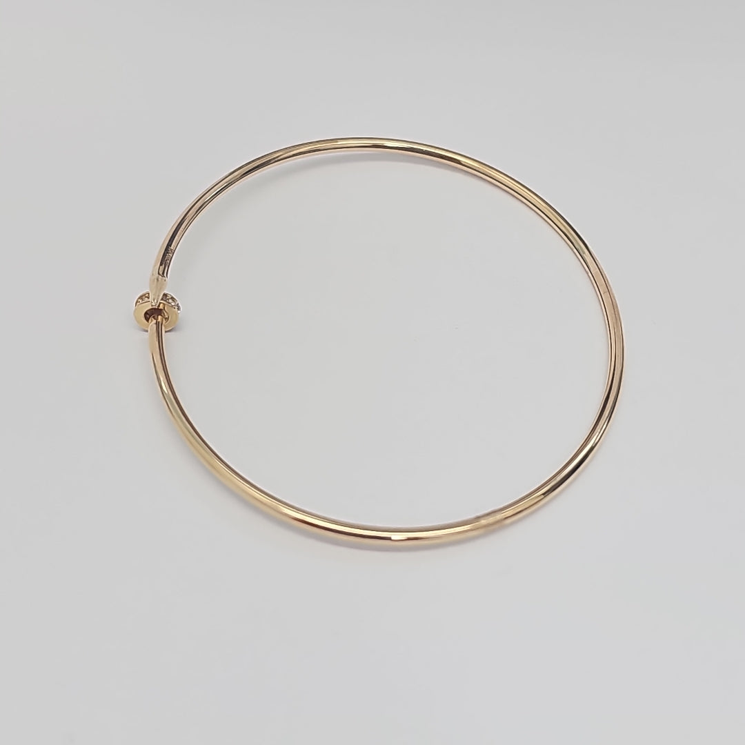 PULSERA CLAVO ORO 14K 2.8 (NUEVO)