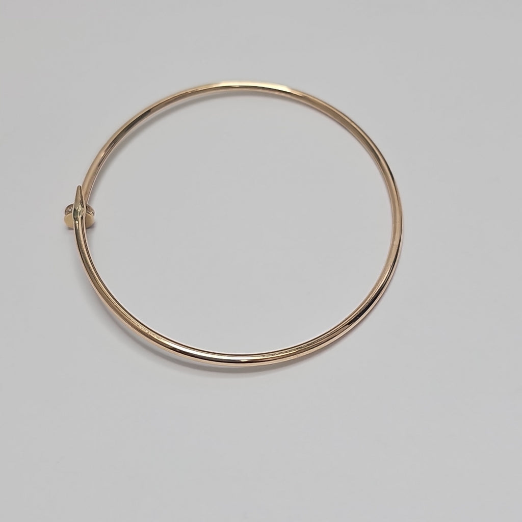 PULSERA CLAVO ORO 14K 2.9 (NUEVO)