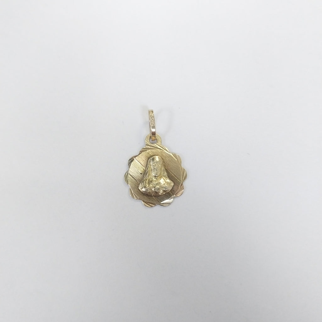 MEDALLA RELIGIOSA ORO 10 K 0,70 GRMS (SEMINUEVO)