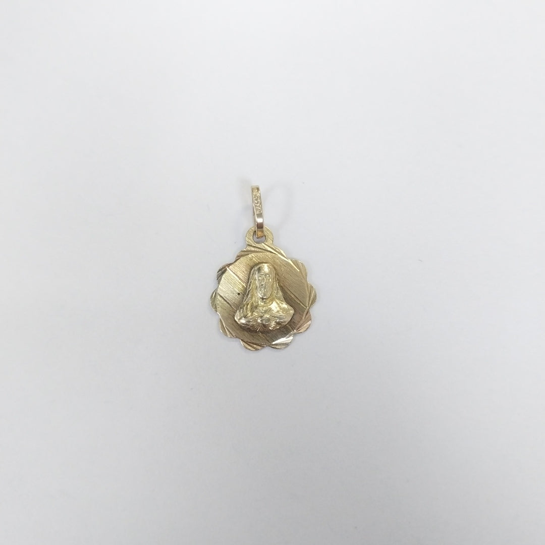 MEDALLA RELIGIOSA ORO 10 K 0,70 GRMS (SEMINUEVO)