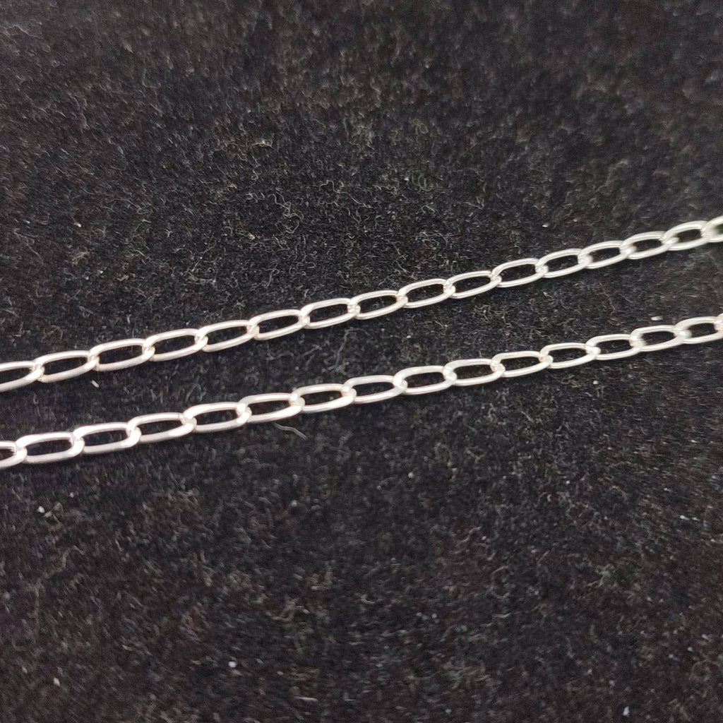 CADENA TEJIDO ESLABONES PLATA .925 50 CM 2.7 GR (NUEVO)