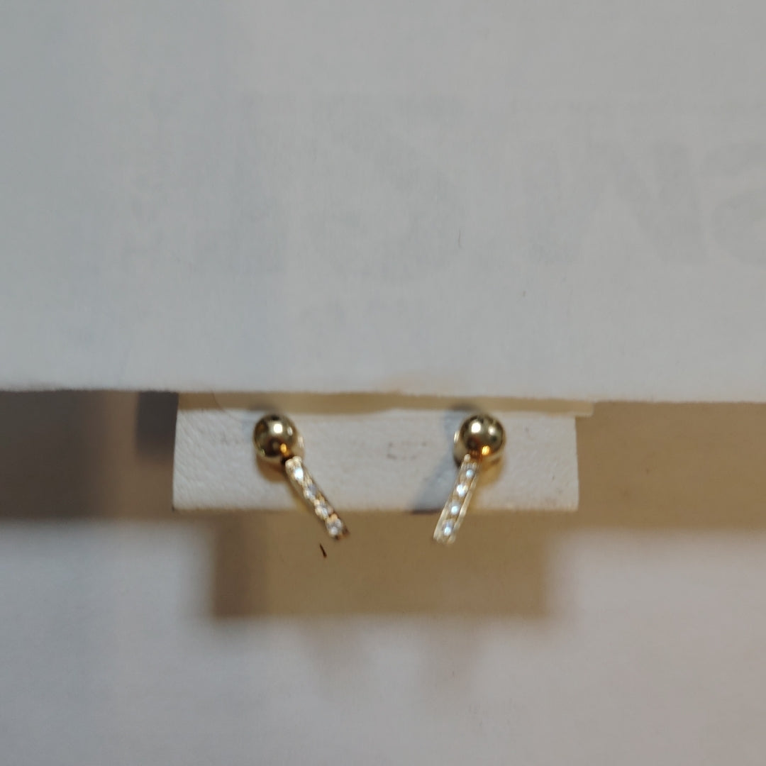 BROQUELES PAR ORO 14 K 1.3 GRMS (SEMINUEVO)