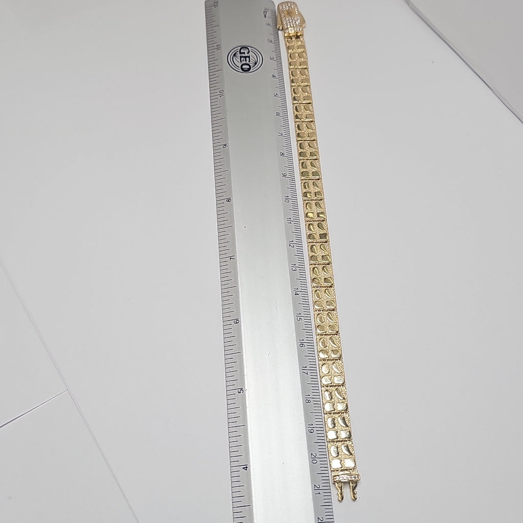 PULSERAS CABALLERO ORO 14K 17.2 (NUEVO)