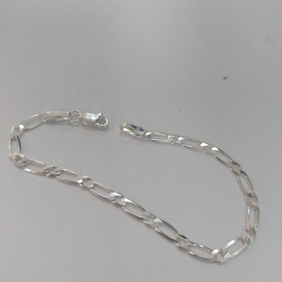 PULSERA TEJIDO 1X1 PLATA .925 18 CM 3.5 GR (NUEVO)