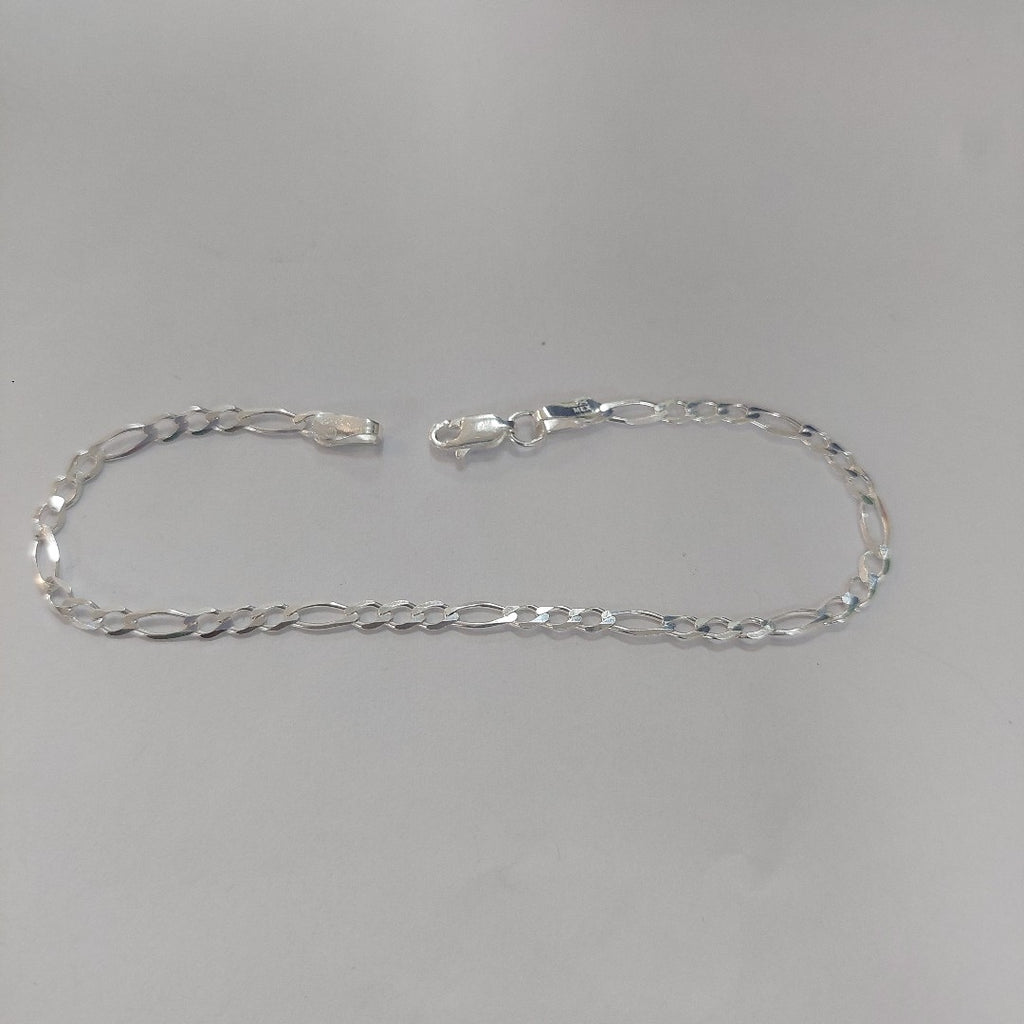 PULSERA TEJIDO 3X1 PLATA .925 21 CM 3.3 GR (NUEVO)