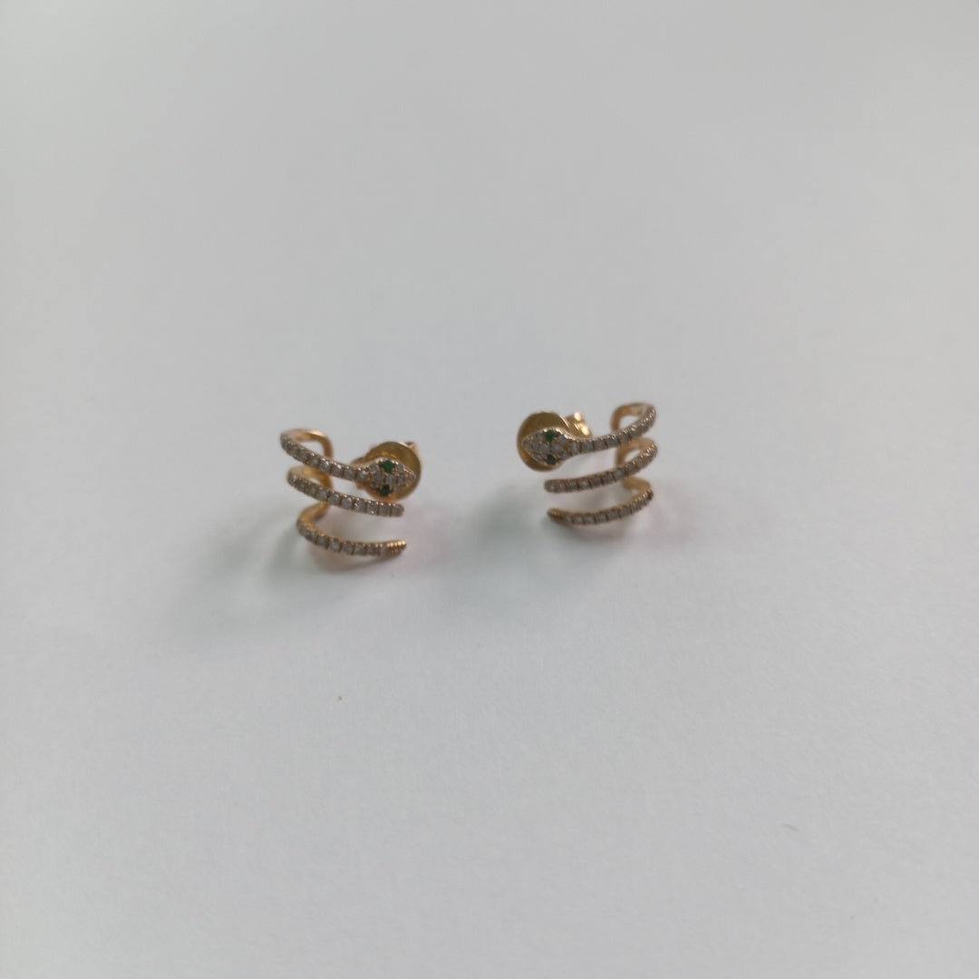 ARETES PAR ORO 14 K 2.1 GRMS (SEMINUEVO)