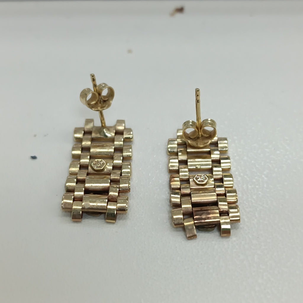 ARETES PAR ORO 10 K 3.5 GRMS (SEMINUEVO)