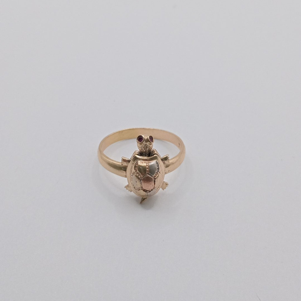 ANILLITO ORO COMBINADO 14 K 4.4 GRMS (SEMINUEVO)