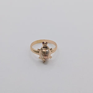 ANILLITO ORO COMBINADO 14 K 4.4 GRMS (SEMINUEVO)
