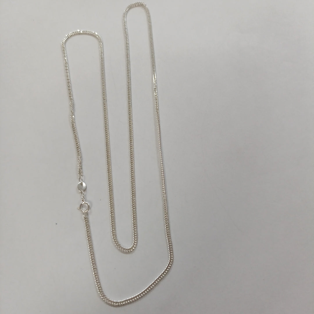 CADENA BARBADA PLATA .925 60 CM 5.02 GR (NUEVO)