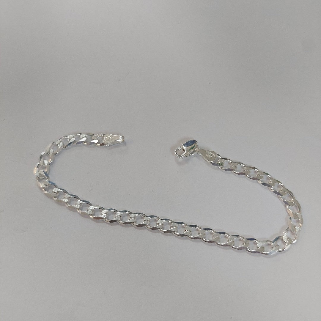 PULSERA BARBADA PLATA .925 18 CM 5.63 GR (NUEVO)