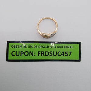 ANILLITO ORO COMBINADO 14 K 2.8 GRMS (SEMINUEVO)
