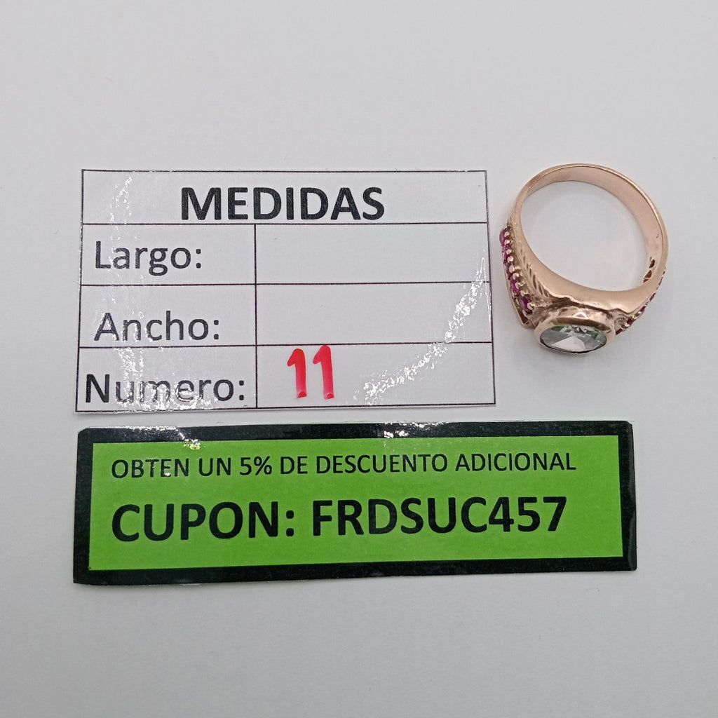 ANILLO ORO 10 K 9.3 GRMS (SEMINUEVO)