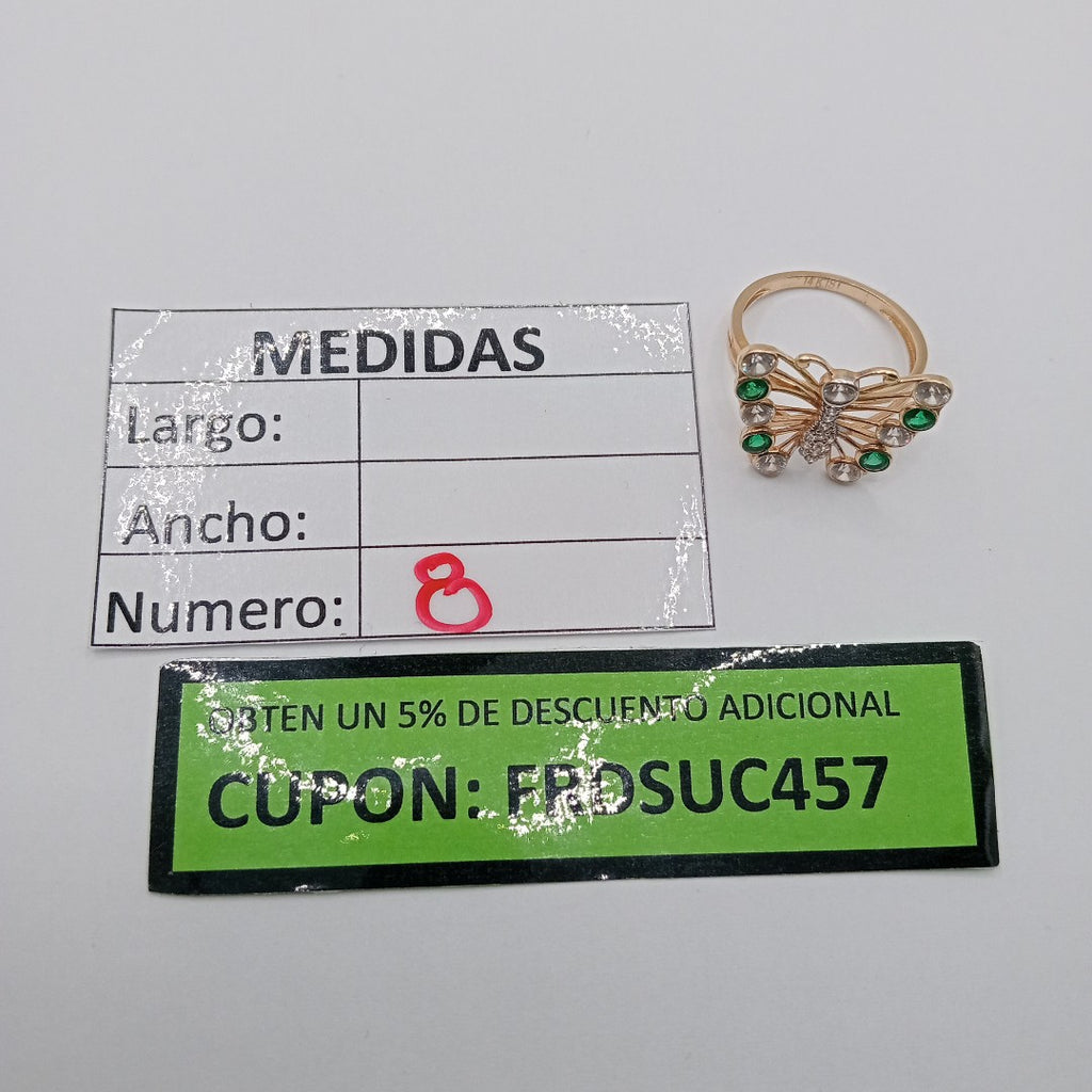 ANILLO ORO 14 K 3.1 GRMS (SEMINUEVO)