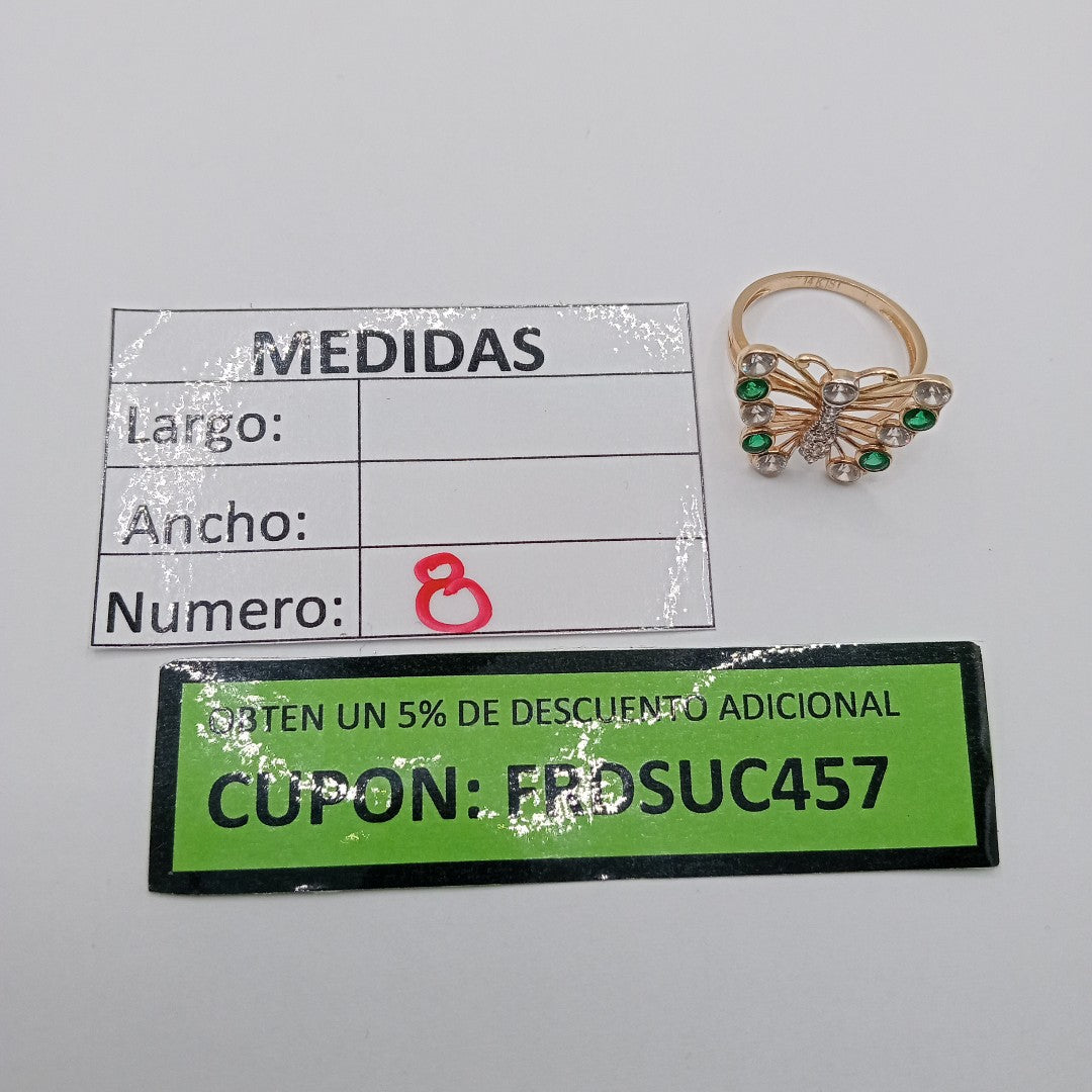 ANILLO ORO 14 K 3.1 GRMS (SEMINUEVO)