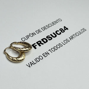 ARRACADAS ORO 14K 2 (NUEVO)
