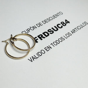 ARRACADAS ORO 14K 1.4 (NUEVO)