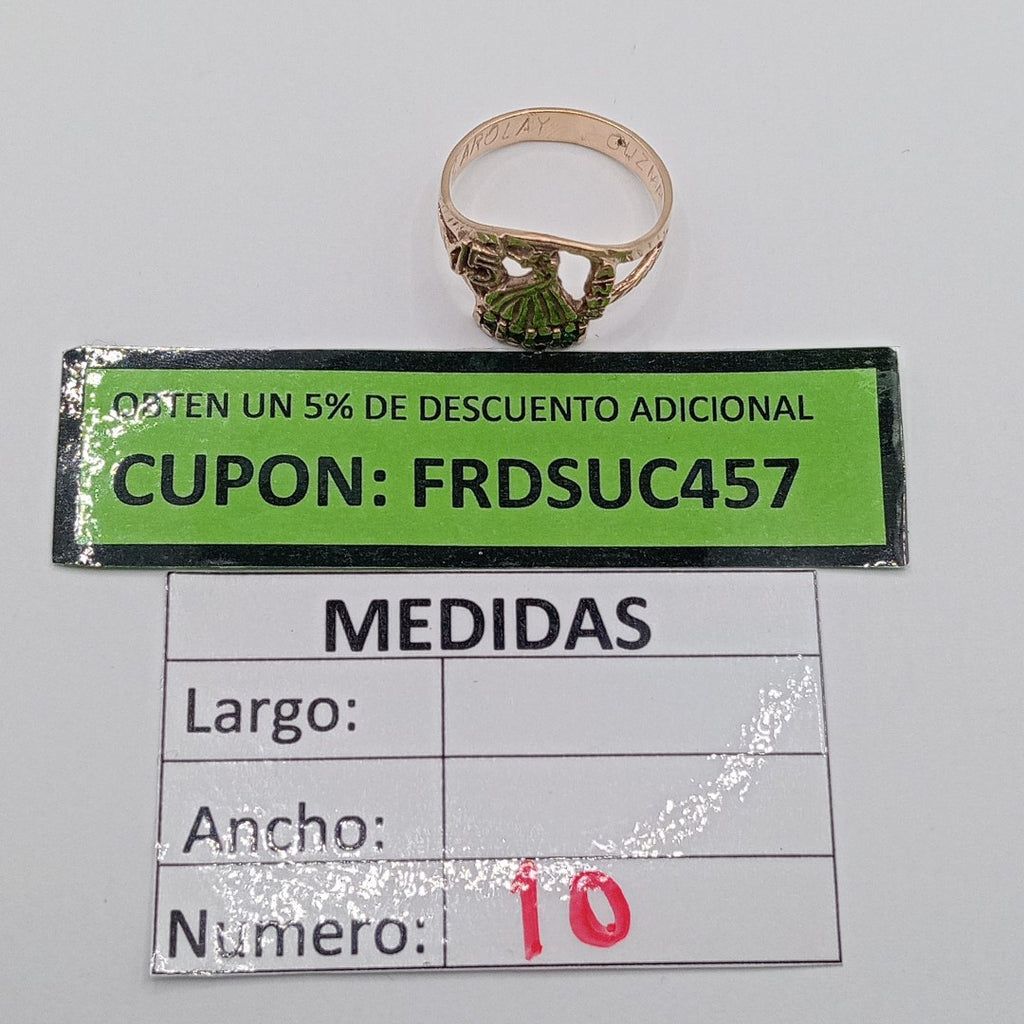 ANILLITO ORO 10 K 4.7 GRMS (SEMINUEVO)