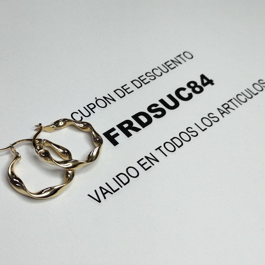 ARRACADAS ORO 14K 1.6 (NUEVO)