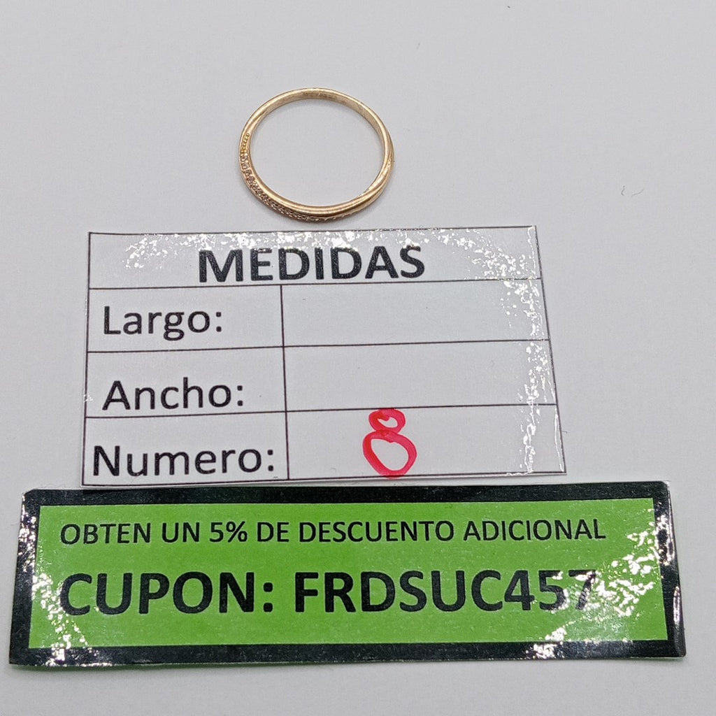 ANILLITO ORO 10 K 1.5 GRMS (SEMINUEVO)