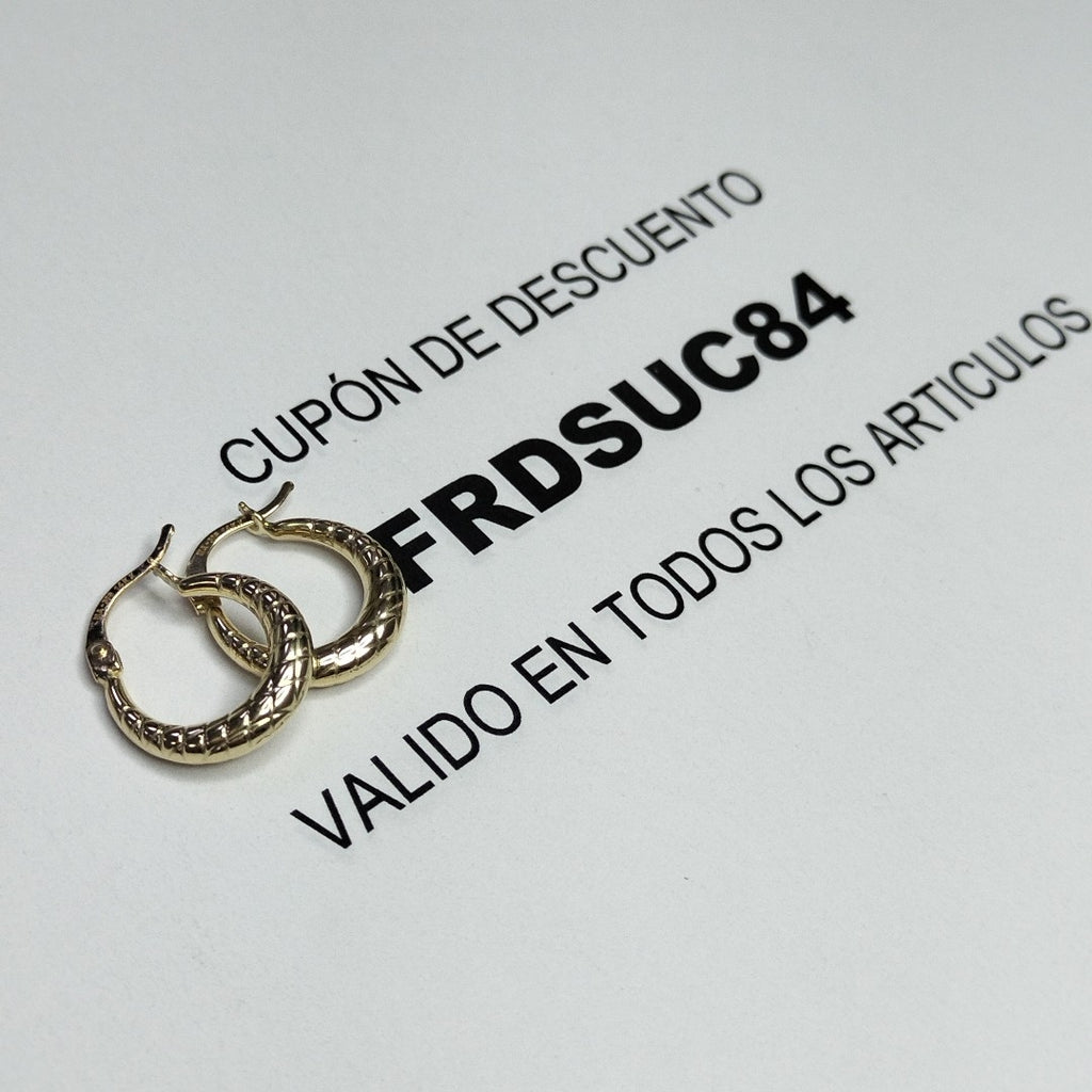 ARRACADAS ORO 14K 1.1 (NUEVO)