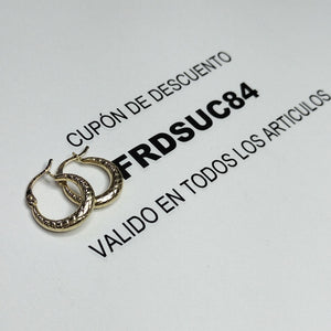 ARRACADAS ORO 14K 1.1 (NUEVO)