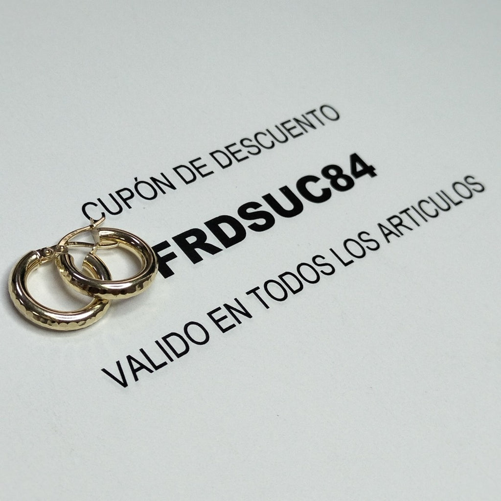 HUGGIES ORO 14K 1.4 (NUEVO)