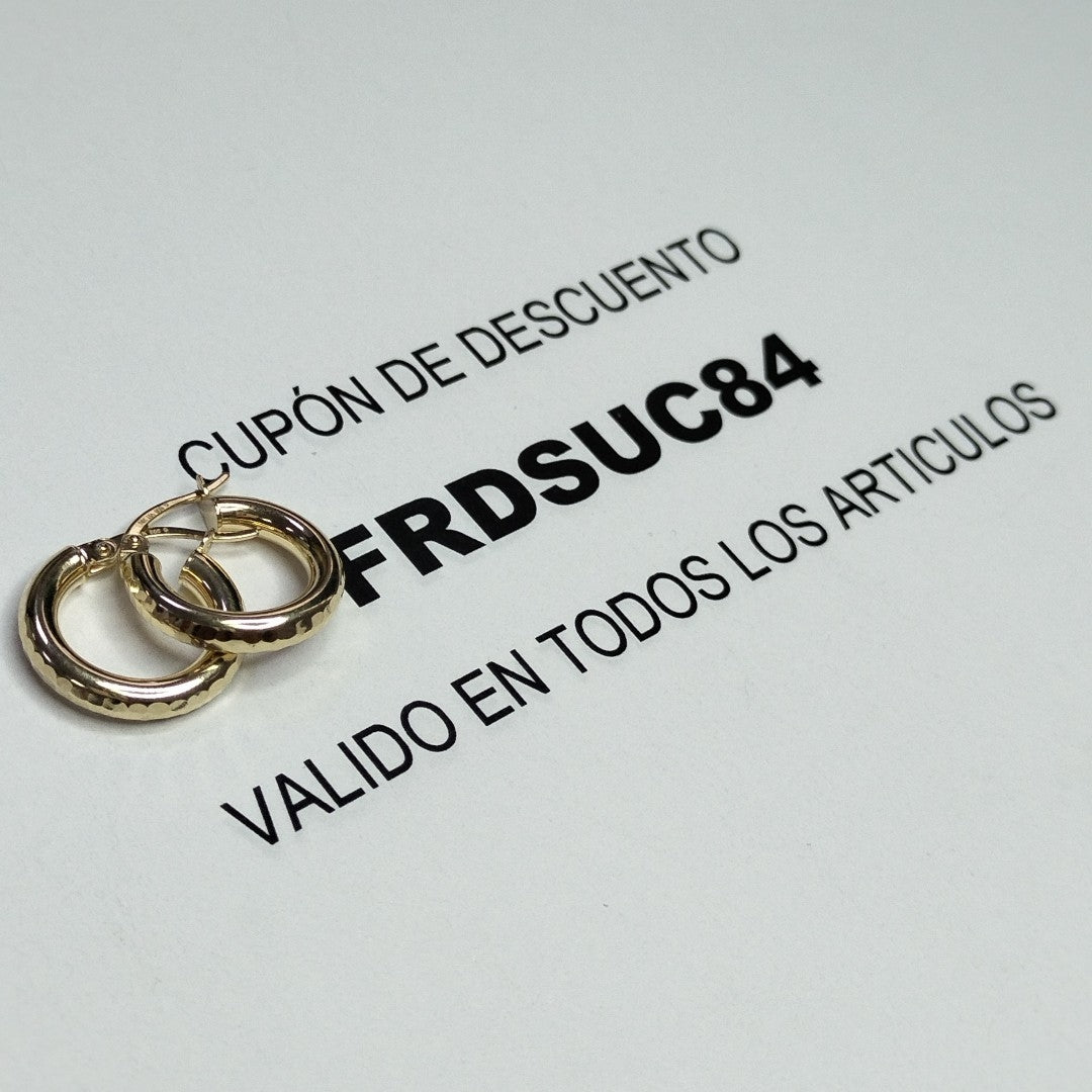 HUGGIES ORO 14K 1.4 (NUEVO)