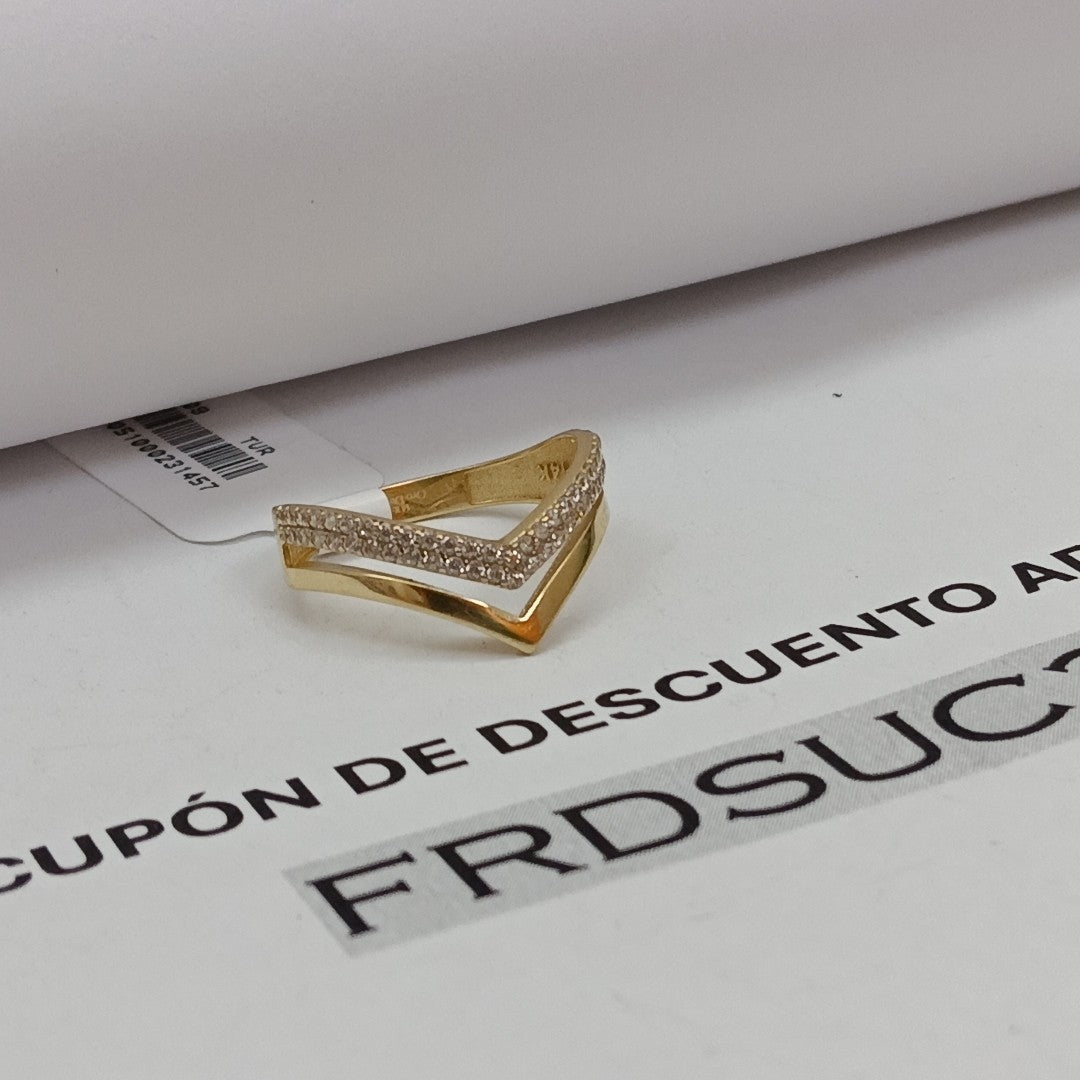 ANILLOS DAMA ORO 14K 2 (NUEVO)
