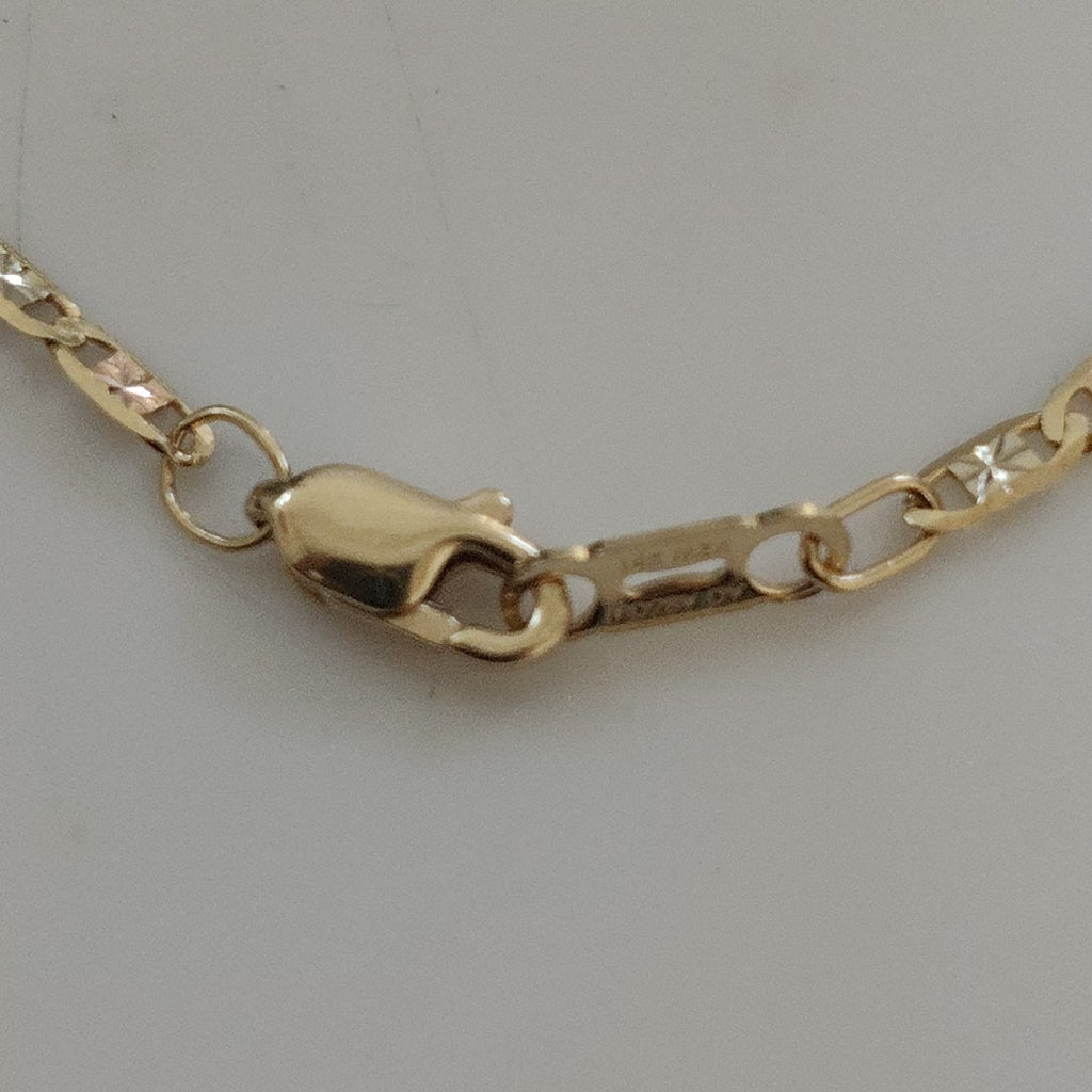 CADENA ORO COMBINADO 14 K 3.7 GRMS (SEMINUEVO)