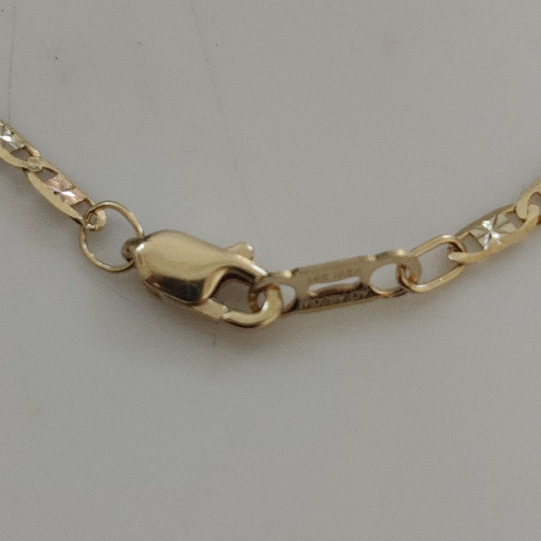 CADENA ORO COMBINADO 14 K 3.7 GRMS (SEMINUEVO)