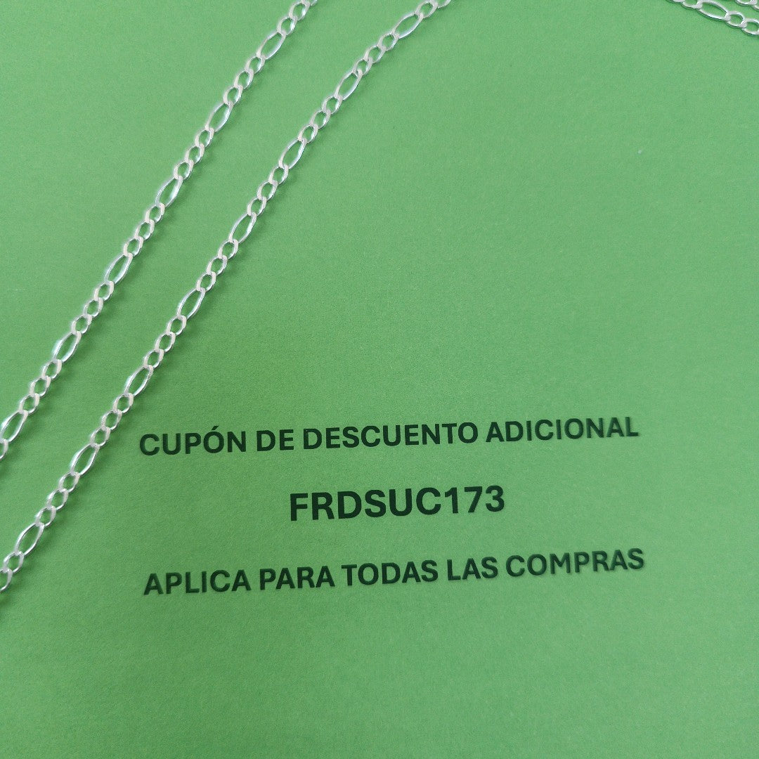 CADENA 3X1 PLATA .925 60 CM 4.82 GR (NUEVO)