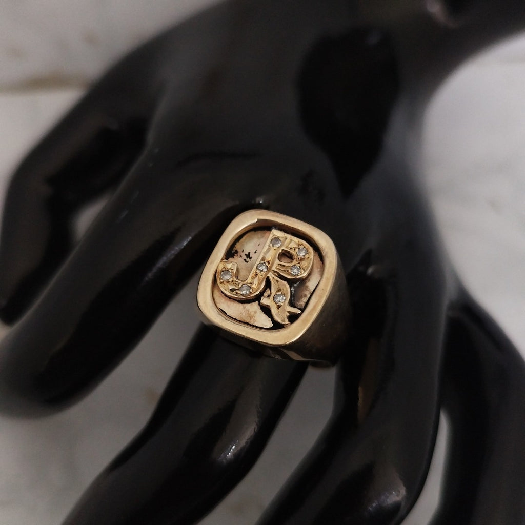 ANILLO ORO 14 K 11.3 GRMS (SEMINUEVO)