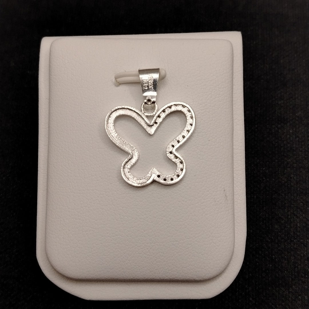 DIJE MARIPOSA C/CIRCONIAS PLATA .925 2.3 GR (NUEVO)