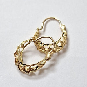 ARETES PAR ORO 10 K 1,20 GRMS (SEMINUEVO)