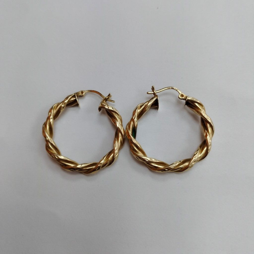 ARRACADAS PAR ORO 14 K 3.9 GRMS (SEMINUEVO)