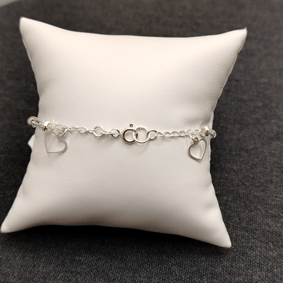 PULSERA TEJIDO ESPECIAL PLATA .925 18 CM 2.7 GR (NUEVO)