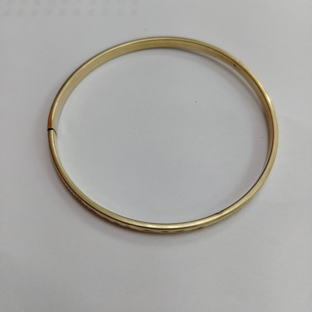 PULSERA RIGIDA ORO 10 K 4.9 GRMS (SEMINUEVO)