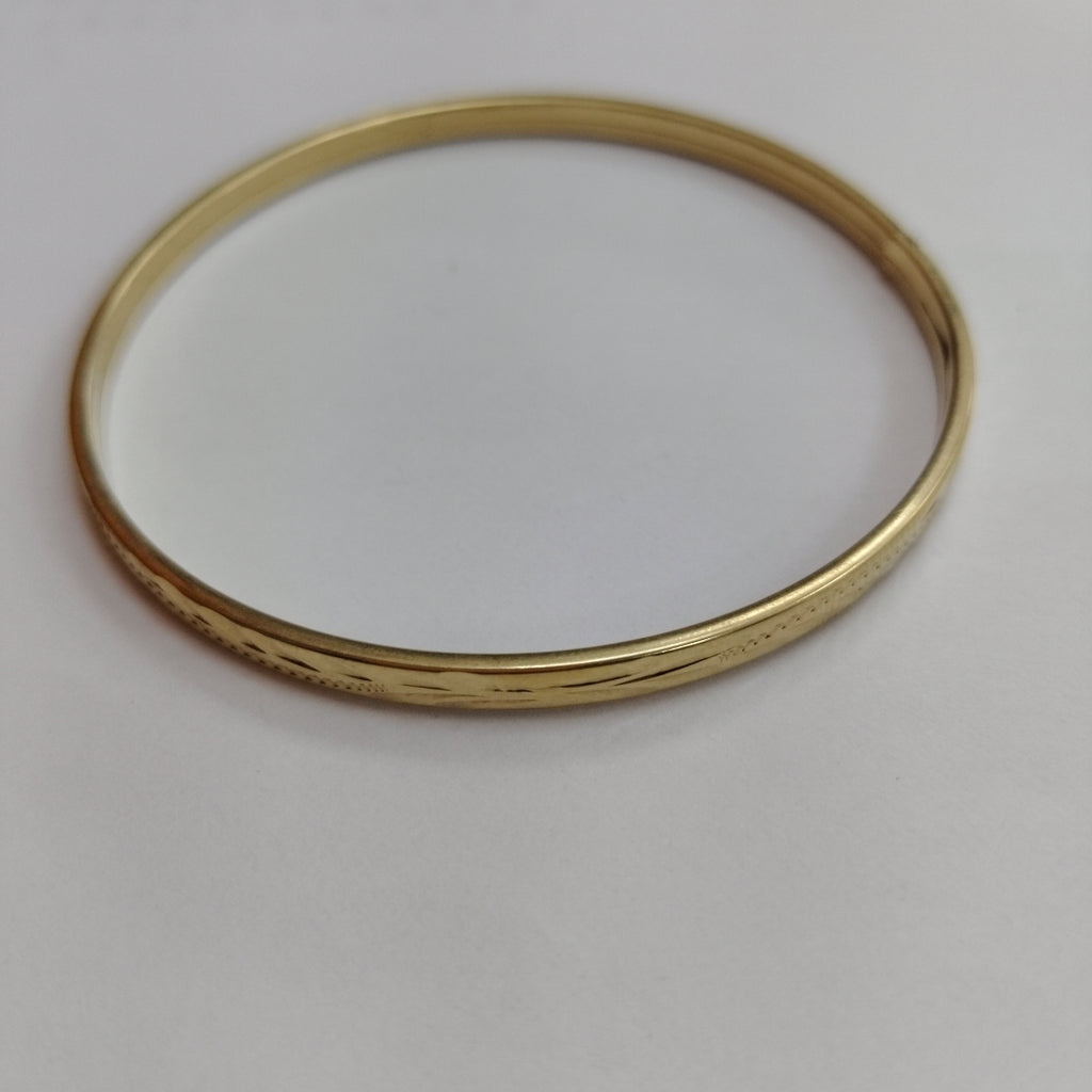 PULSERA RIGIDA ORO 10 K 4.7 GRMS (SEMINUEVO)
