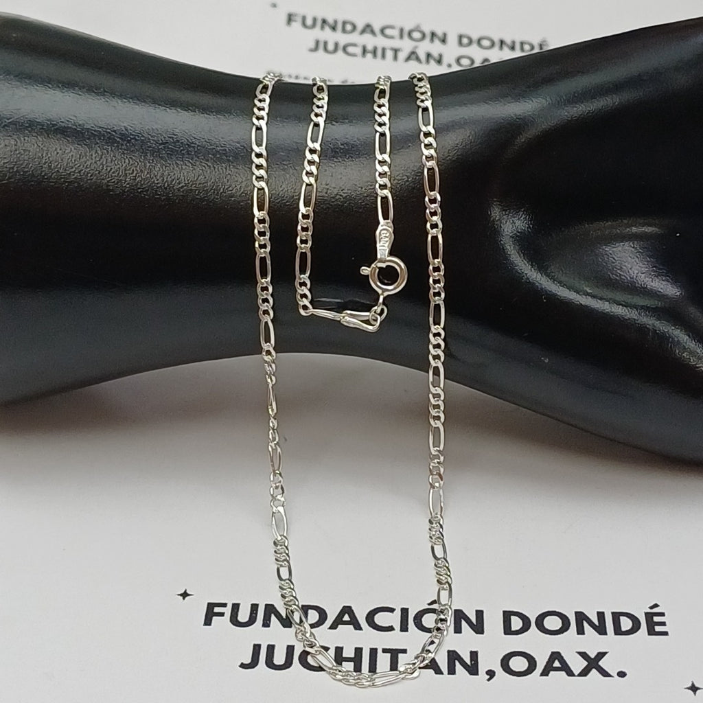 CADENA 3X1 PLATA .925 55 CM 4.72 GR (NUEVO)