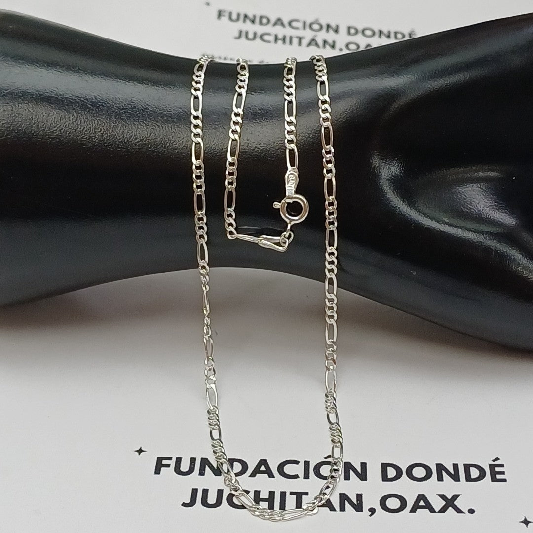 CADENA 3X1 PLATA .925 55 CM 4.72 GR (NUEVO)