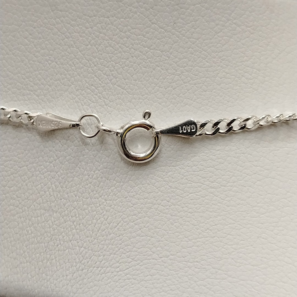 CADENA TEJIDO BARBADO PLATA .925 60 CM 5.6 GR (NUEVO)