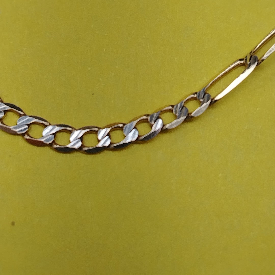 CADENA ORO, RODIADO 14 K 4.3 GRMS (SEMINUEVO)