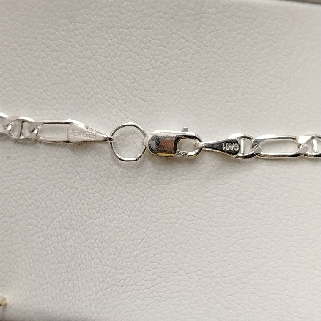 CADENA TEJIDO 3X1 PLATA .925 60 CM 8.2 GR (NUEVO)