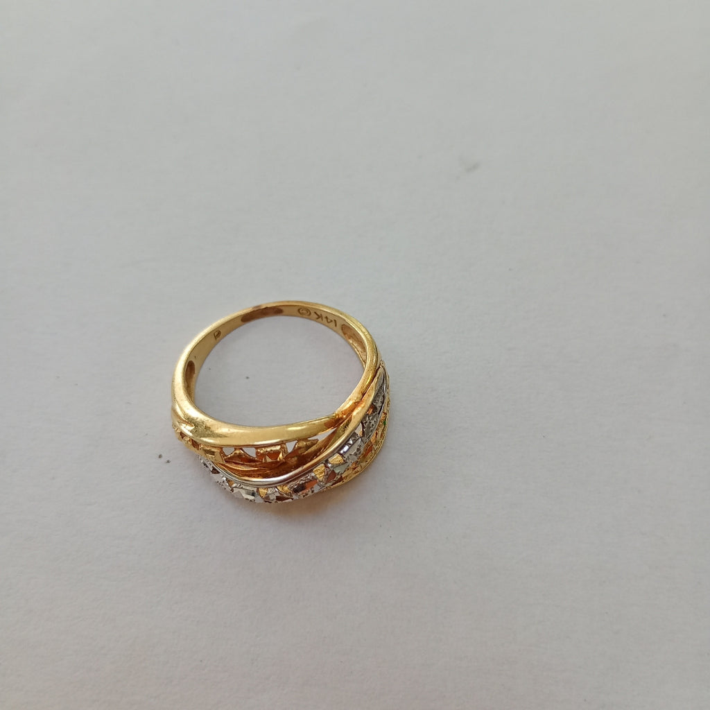 ANILLO ORO 14 K 3.2 GRMS (SEMINUEVO)