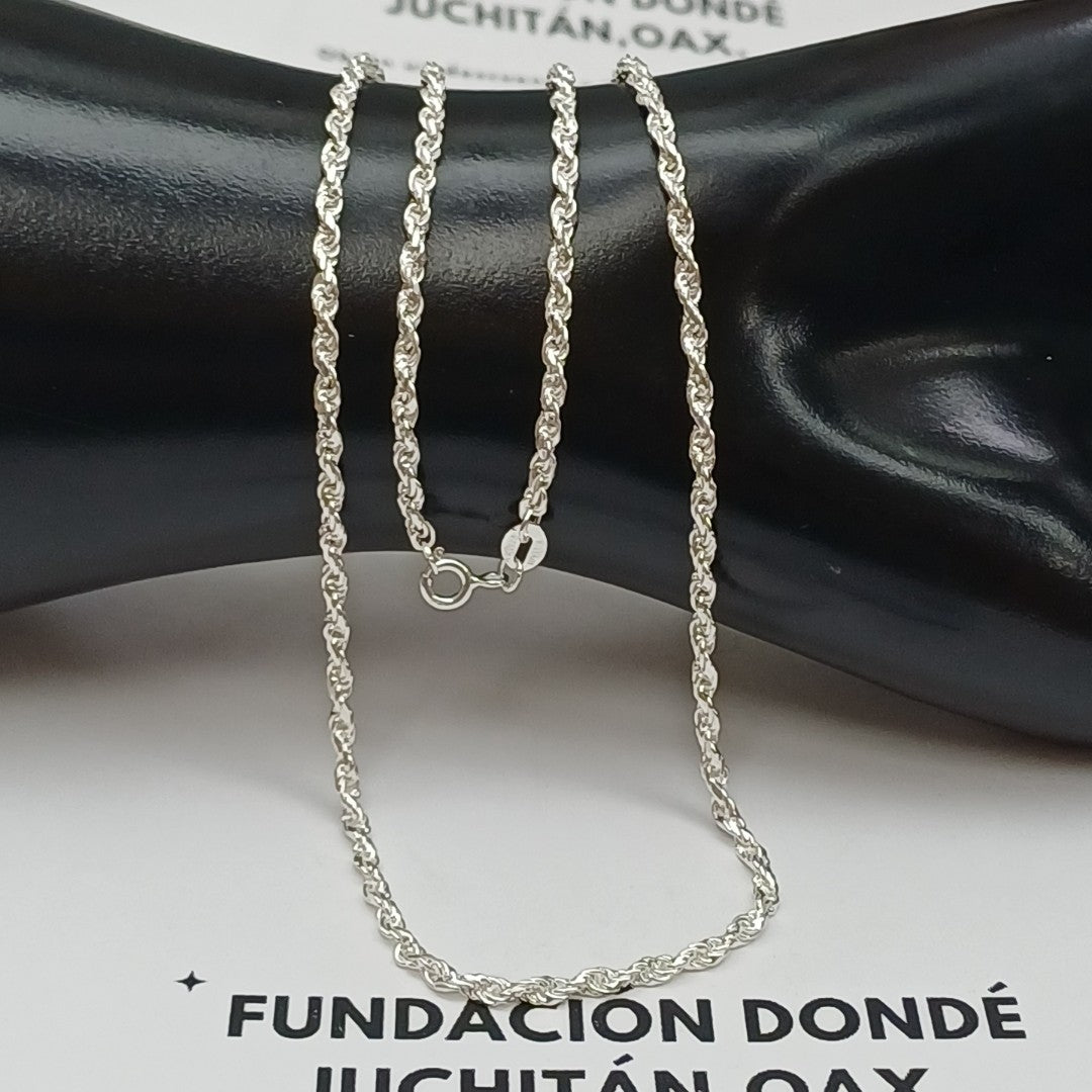 CADENA TORZAL PLATA .925 55 CM 9.62 GR (NUEVO)